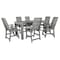 Highwood Usa Weatherly 7pc Rectangular Counter Height Outdoor Patio Furniture Dining Set 84 x 42 AD-ST7WL2CO5BA-CGE - alternate 1